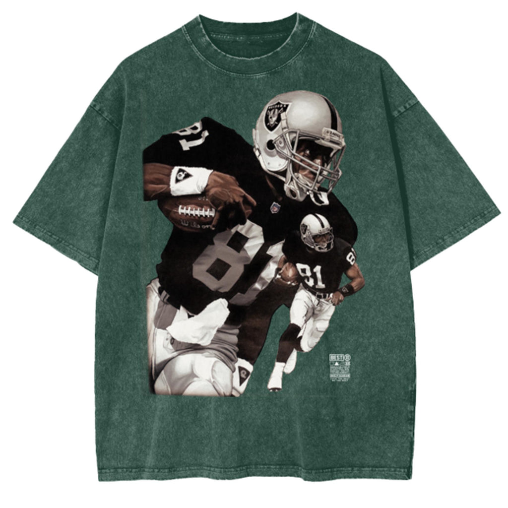 Brown The BEST Oversized Snow Wash T-Shirt Green