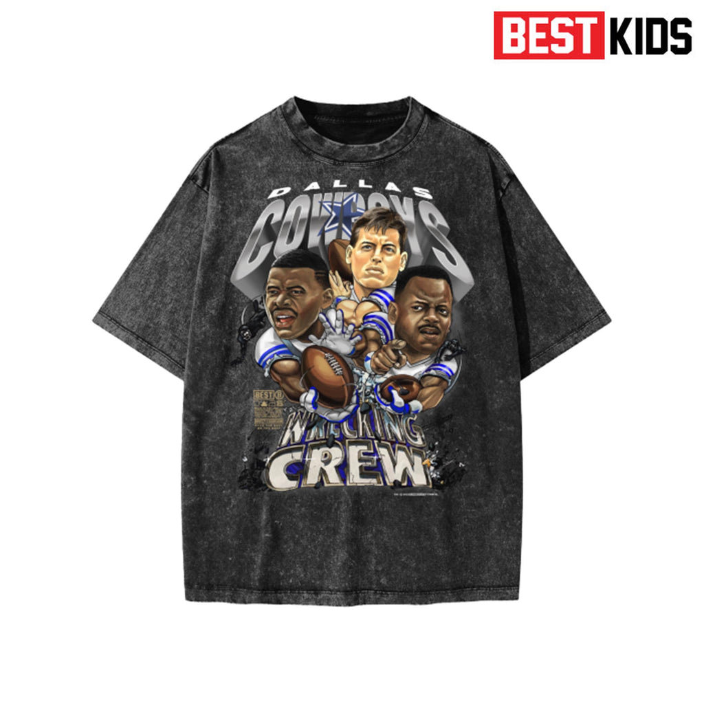 BEST KIDS Dem Boyz Wrecking Crew Vintage Washed  100% Cotton T-Shirt