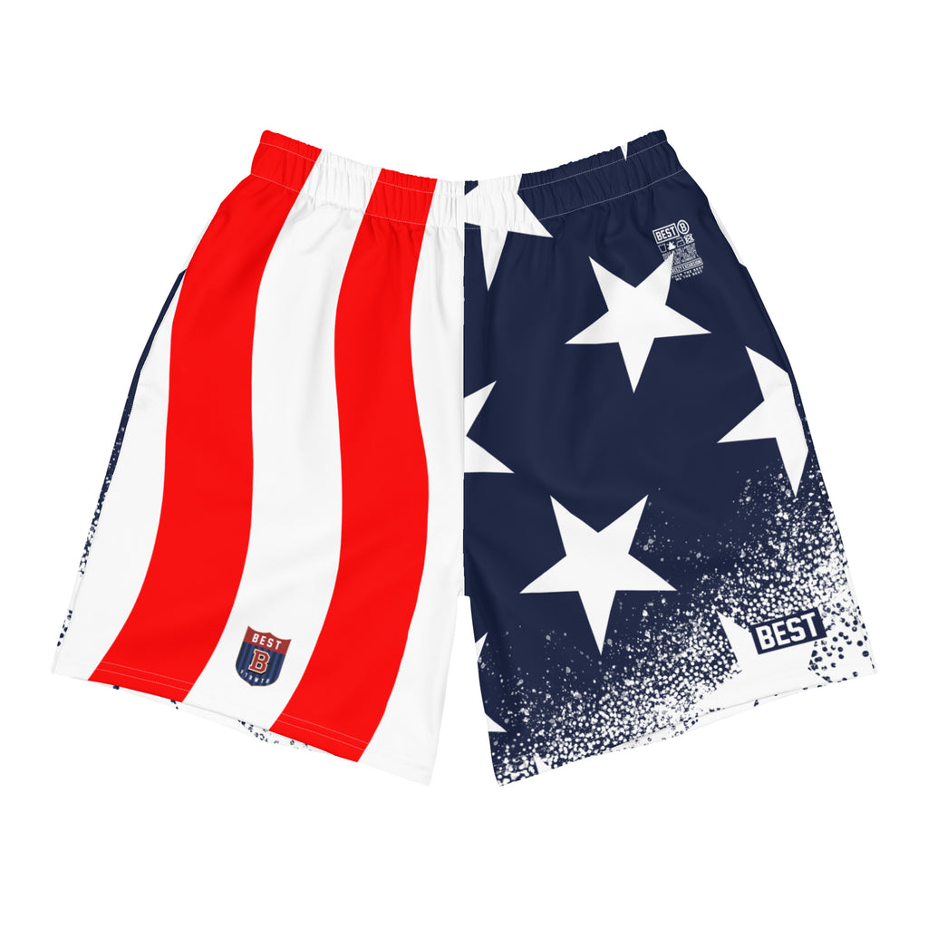 BEST USA DREAM TEAM Men's Athletic Long Shorts