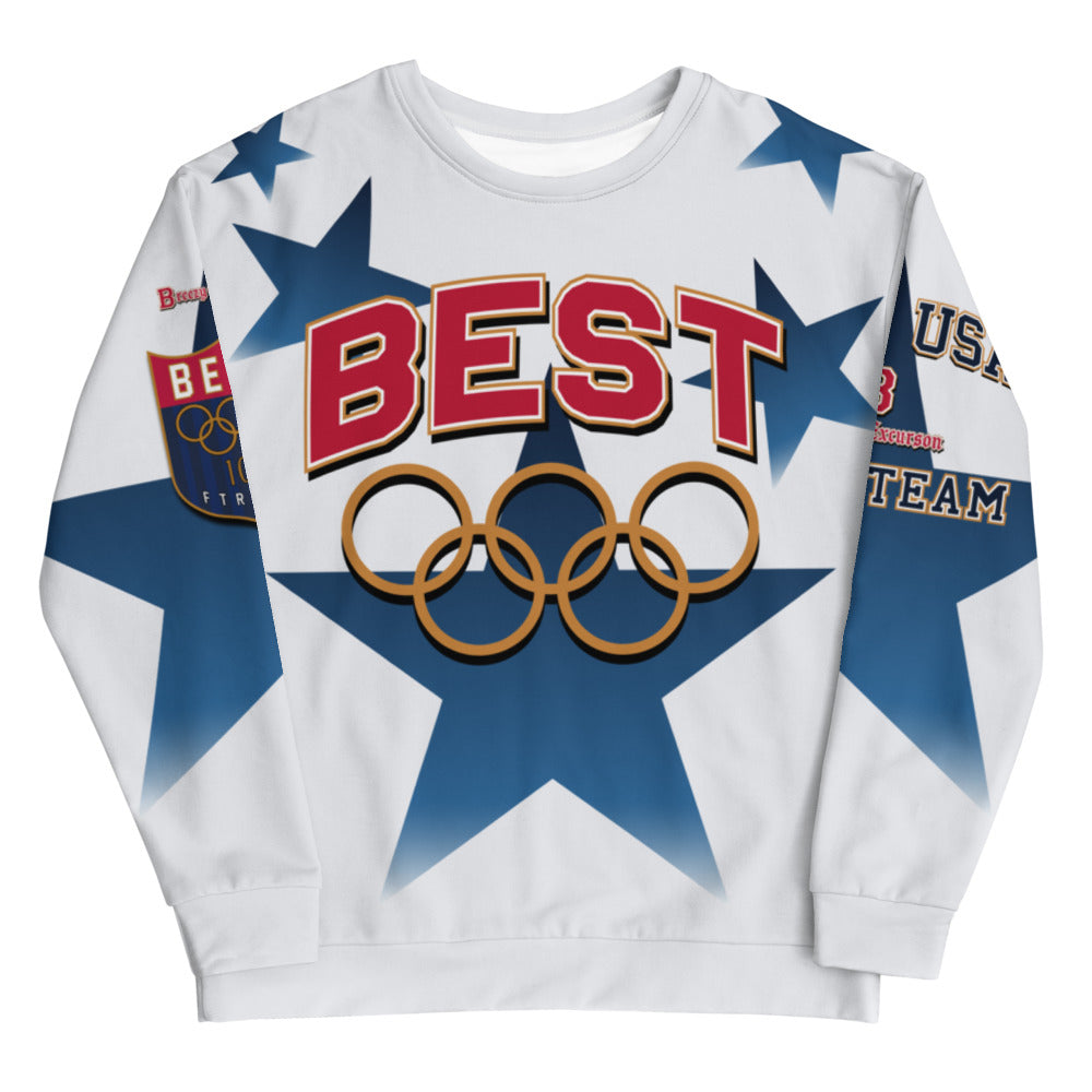 WHITE USA BEST WINTER GAMES Sweatshirt