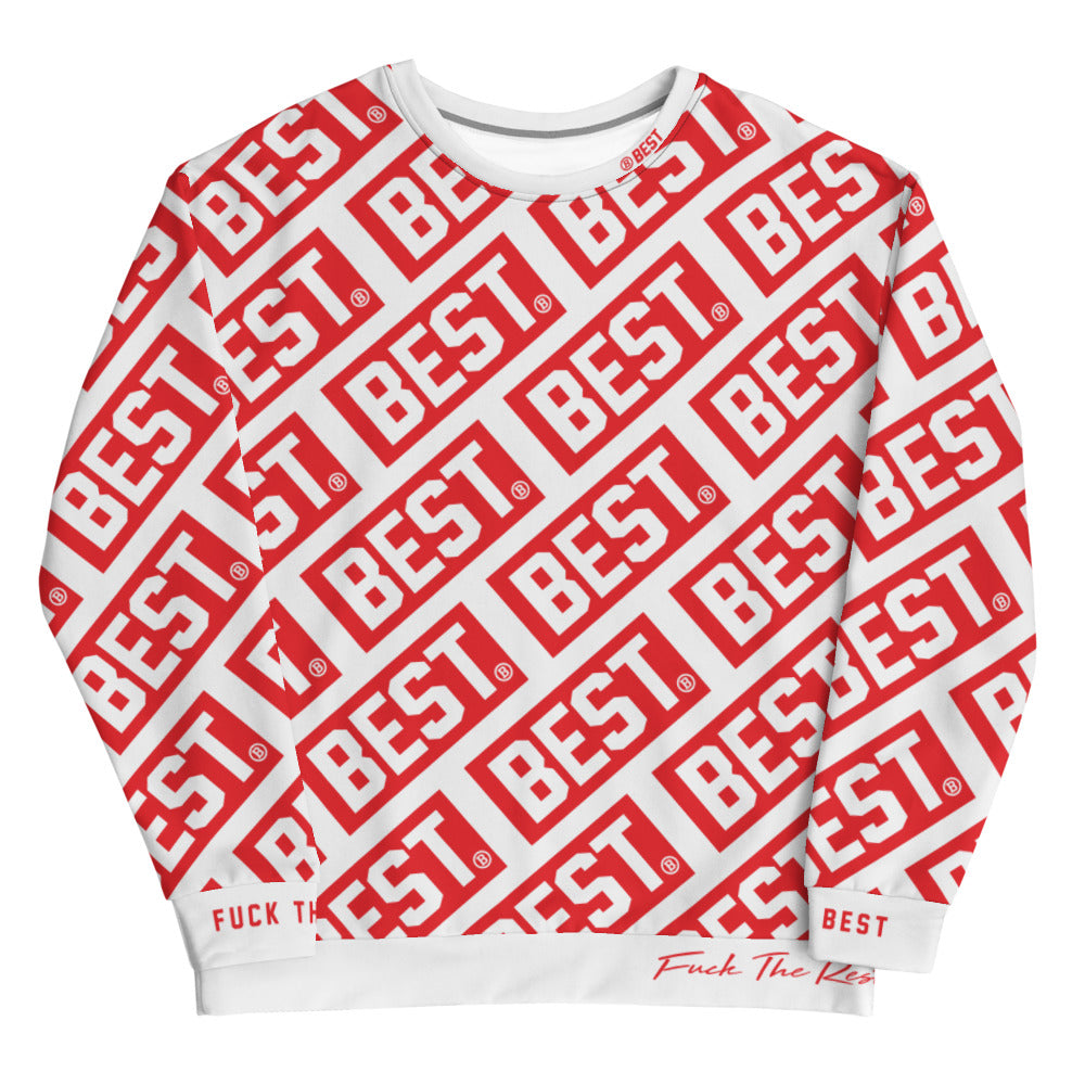 SM RED BEST BOX Sweatshirt WHITE