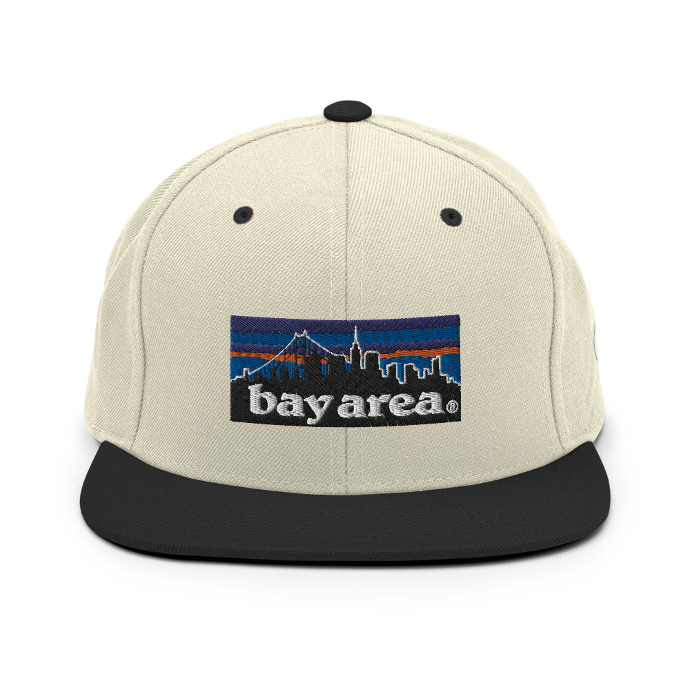 Baydagonia Snapback Hat two tones.