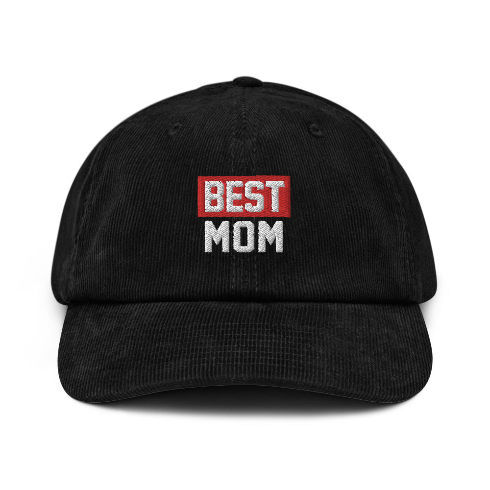 BEST MOM Corduroy hat
