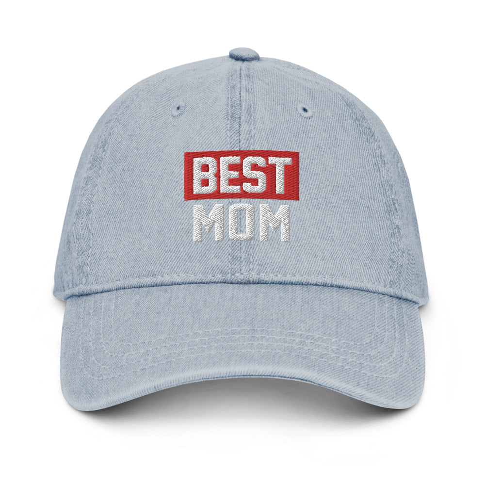 BEST MOM Denim Hat