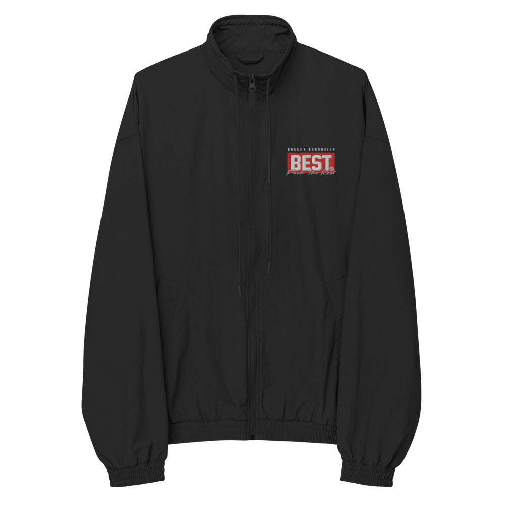 RED BEST BOX Signature Recycled tracksuit jacket