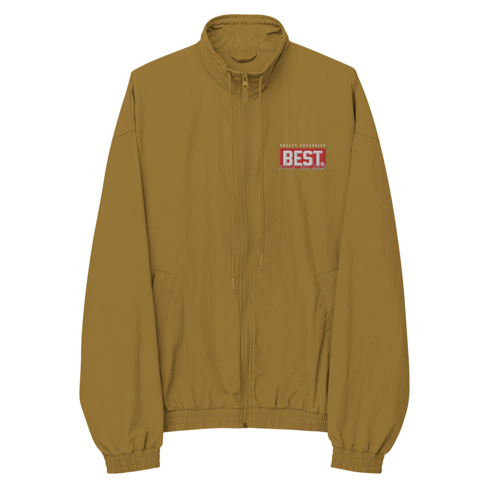 RED BEST BOX Signature Recycled tracksuit jacket