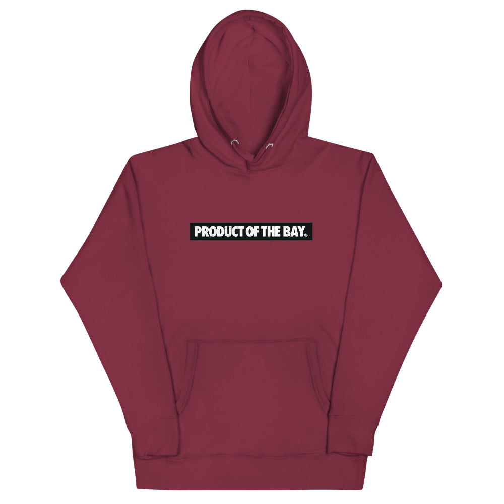 PRODUCT OF THE BAY BEST ON BACK MAROON  Hoodie