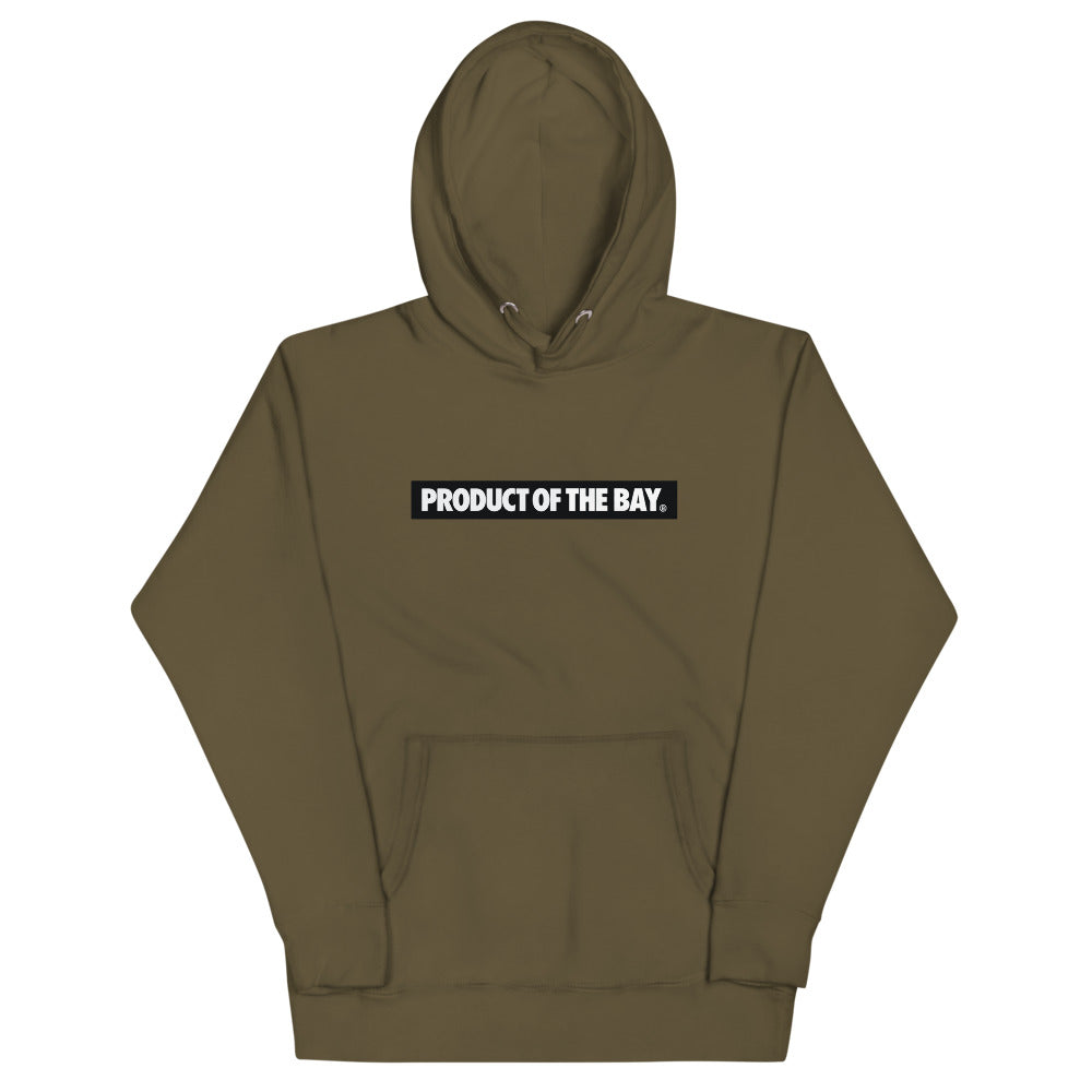 PRODUCT OF THE BAY BEST ON BACK MILITARY GREEN Hoodie