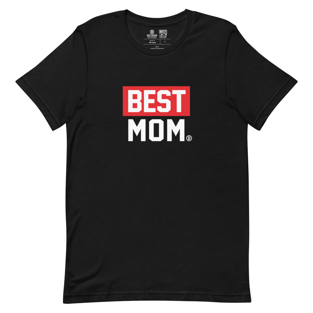 BEST MOM Printed Unisex t-shirt Black