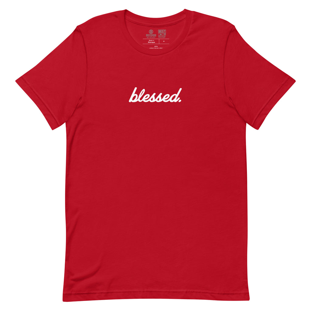 Printed Blessed Unisex t-shirt